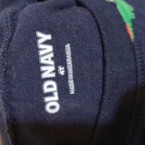 Old Navy Christmas Santa and Dinosaur Tee - Picture 4 of 4